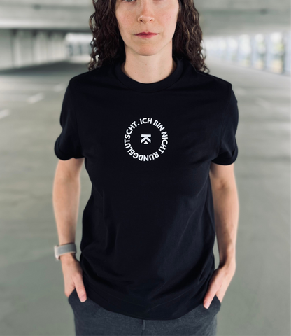 Ausgefallenes schwarzes T-Shirt | Statement Clothing 