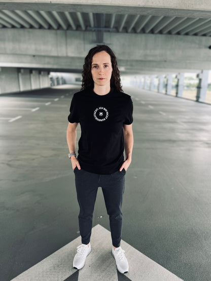 Ausgefallenes schwarzes T-Shirt | Statement Clothing 