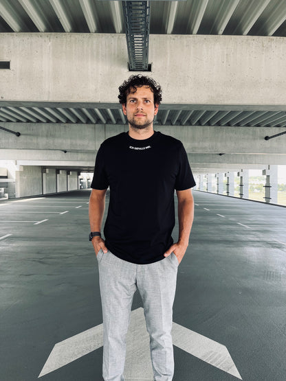 Ausgefallenes schwarzes T-Shirt | Statement Clothing | Ich gefalle mir