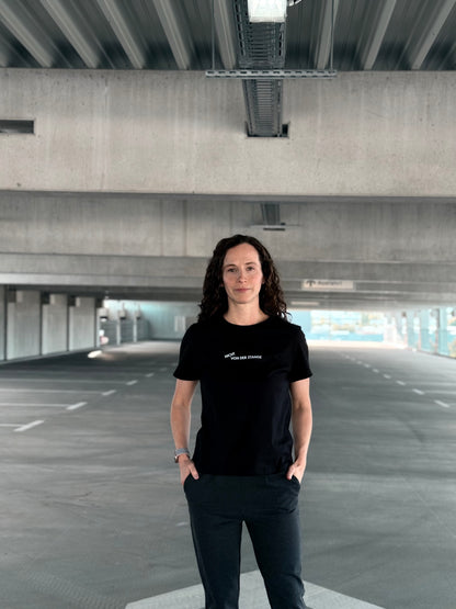 Ausgefallenes schwarzes T-Shirt | Statement Clothing | Nicht von der Stange