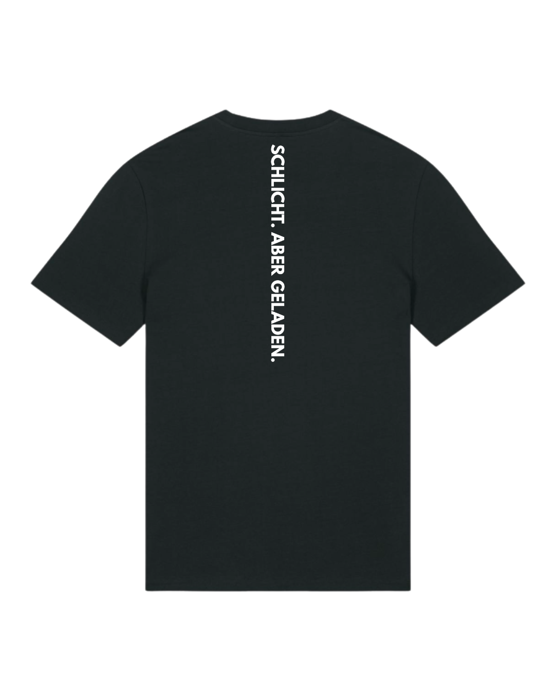Ausgefallenes schwarzes T-Shirt | Statement Clothing | Schlicht.