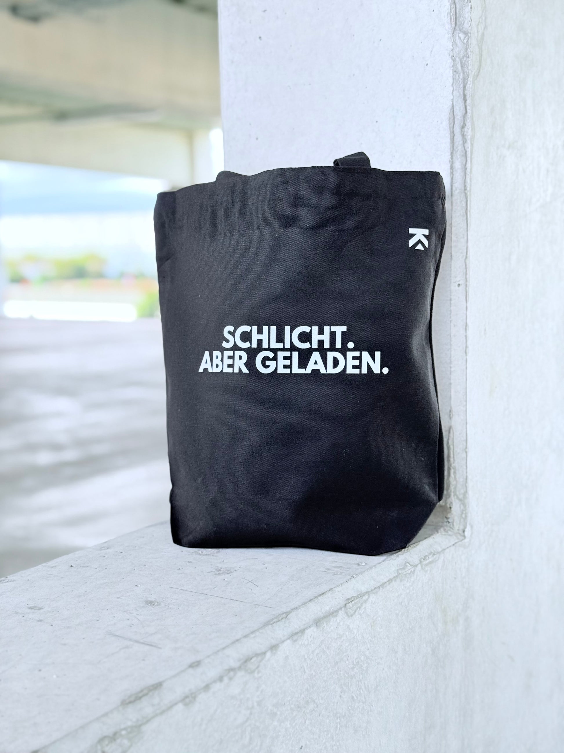 Statementbag | ausgefallene Einkaufstasche mit Statement | Schlicht.