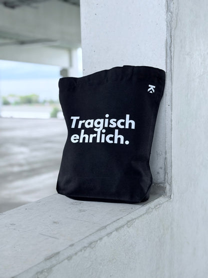Statementbag | ausgefallene Einkaufstasche mit Statement | Tragisch ehrlich.