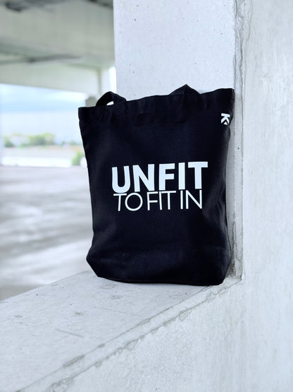 Statementbag | ausgefallene Einkaufstasche mit Statement | Unfit to fit in