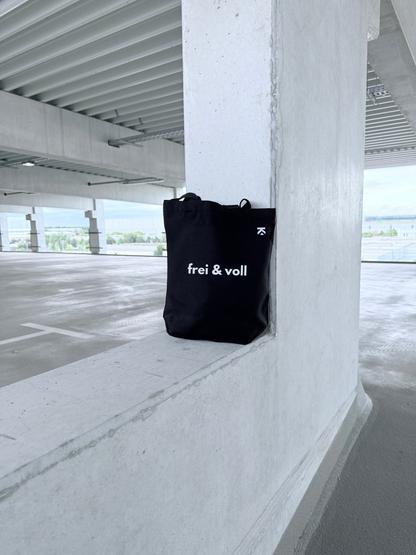 Statementbag | ausgefallene Einkaufstasche mit Statement | frei & voll